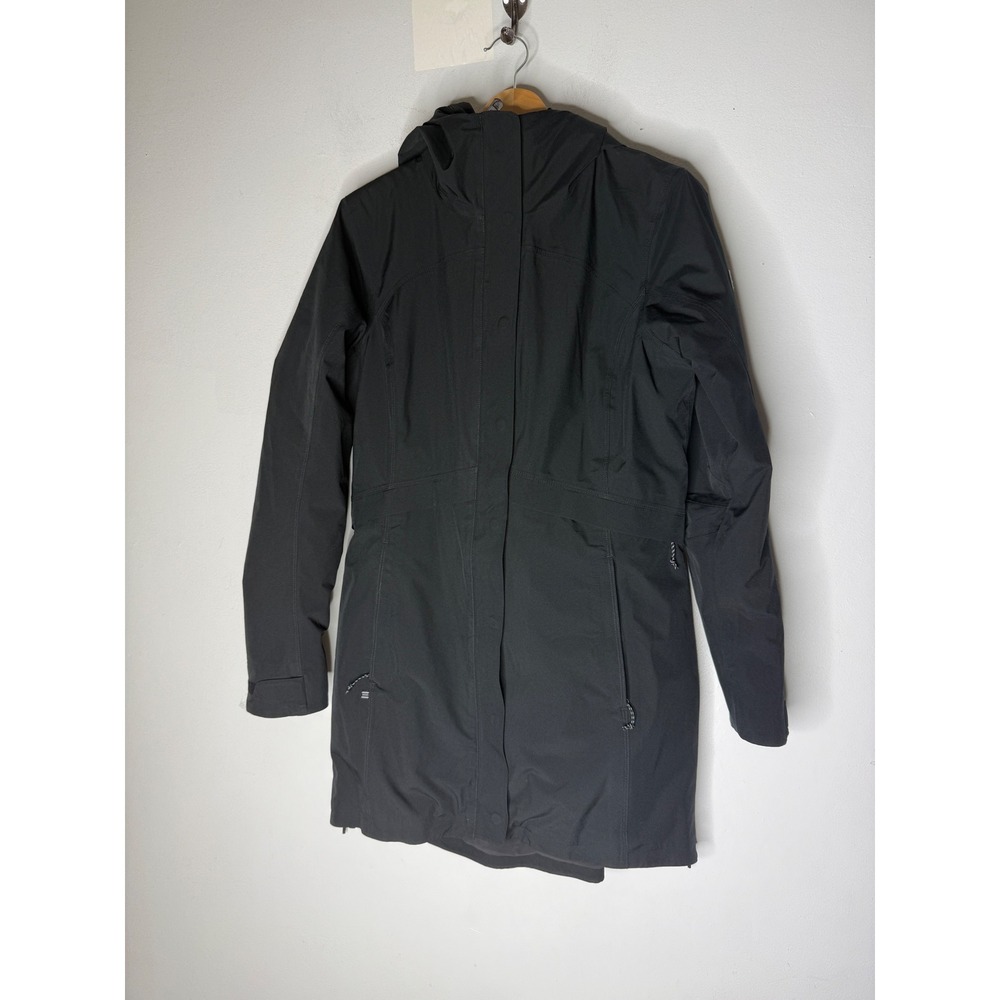 Kuhl Women's Stretch Voyagr Insulated Hooded Black zip up Parka small